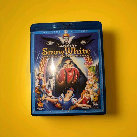 Disney's Snow White & The Seven Dwarfs Diamond Edition 2 BluRay Discs Slip Cover - Picture 3 of 11
